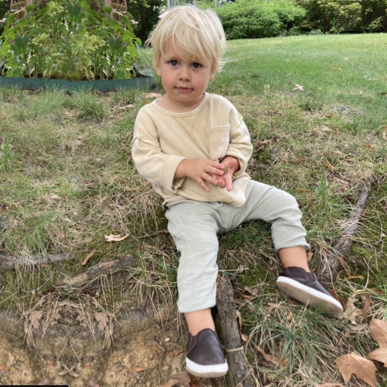 Robeez Shoes - Liam Brown Leather Shoes