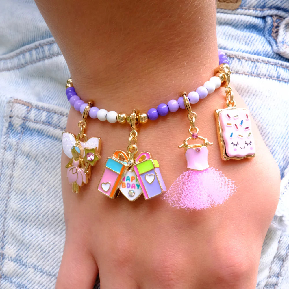 High IntenCity - Charm It! Gold Glitter Fairy Charm