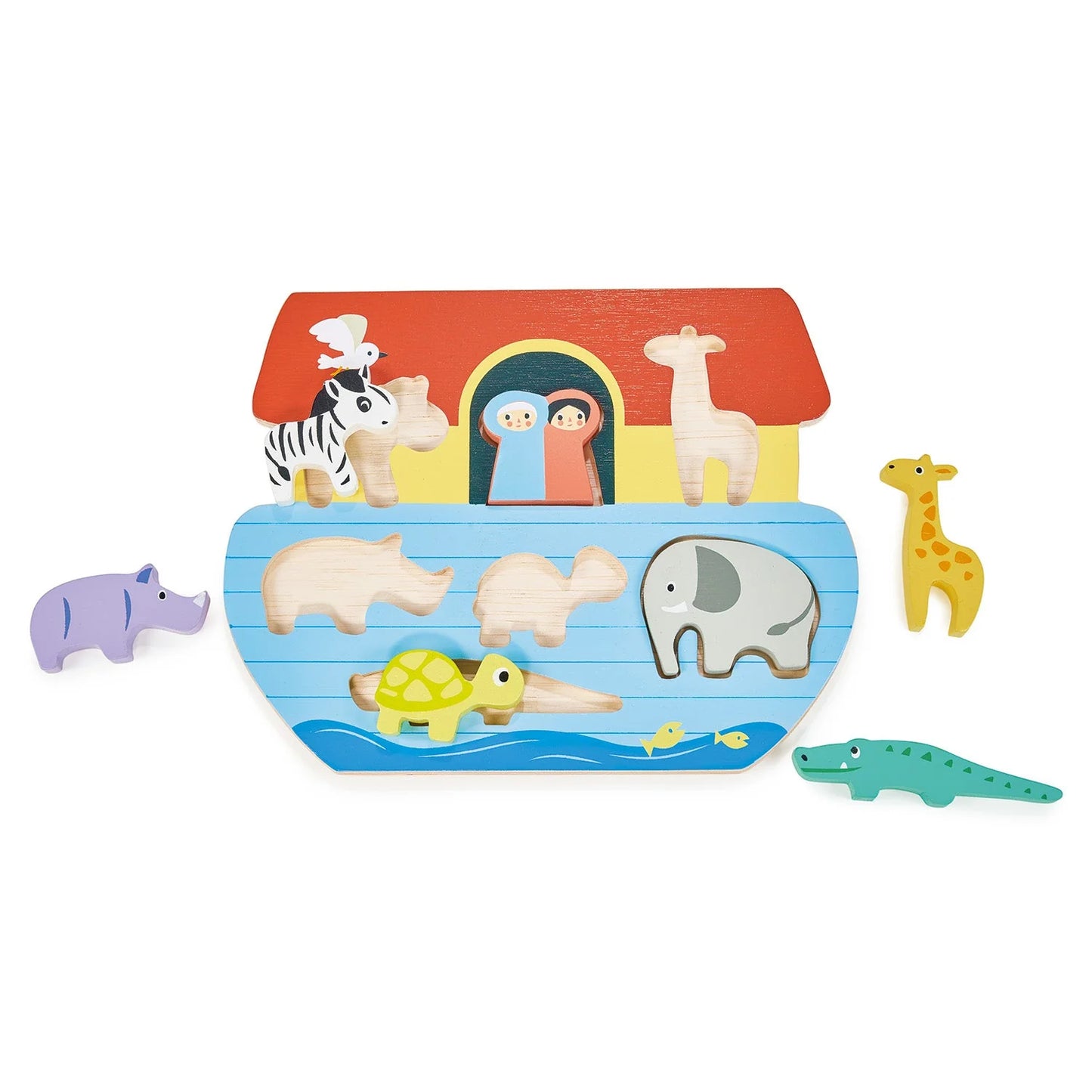 Mentari Toys - Shape Sorting Ark Tray