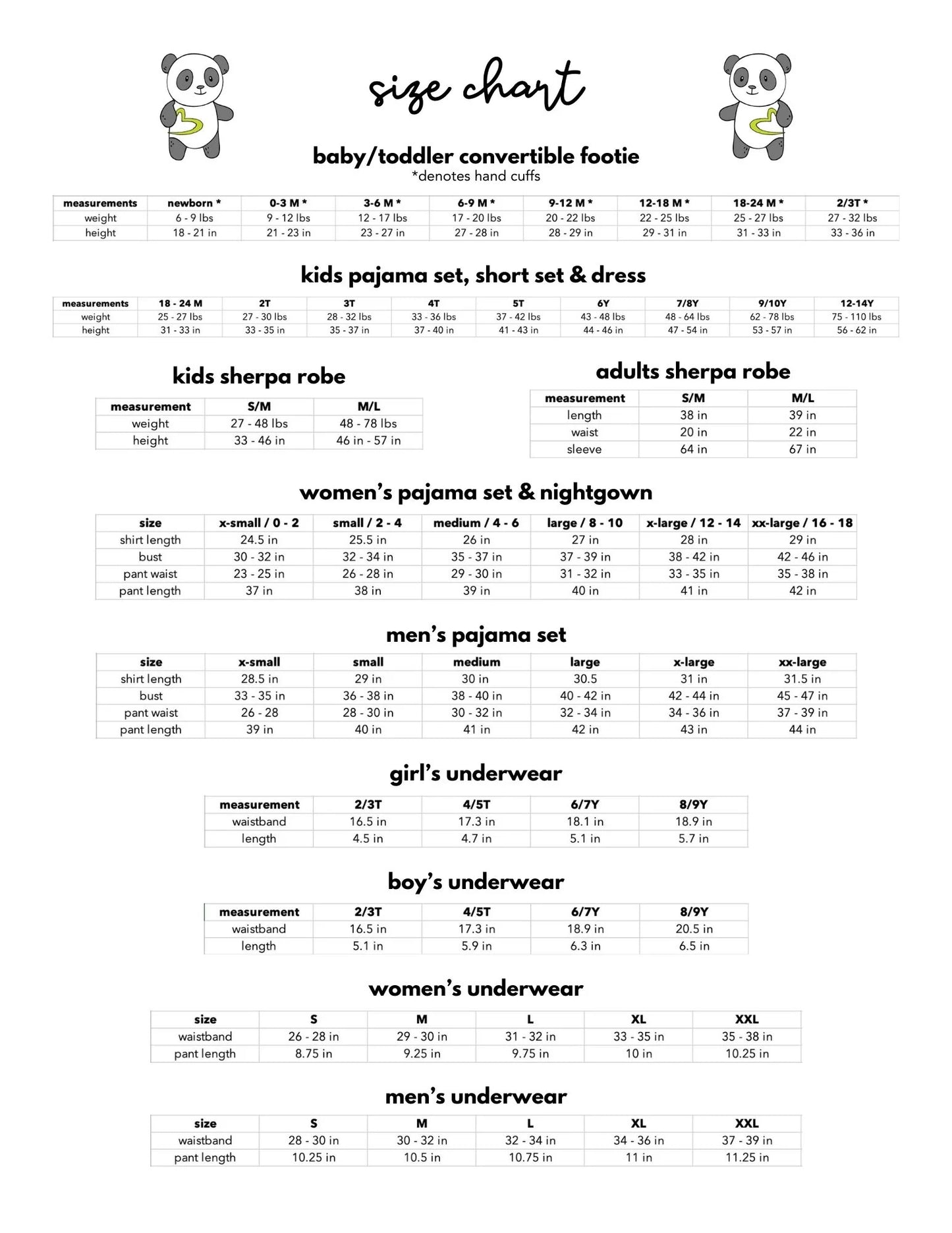 Bellabu Bear - Friends Bamboo Kids Pajamas