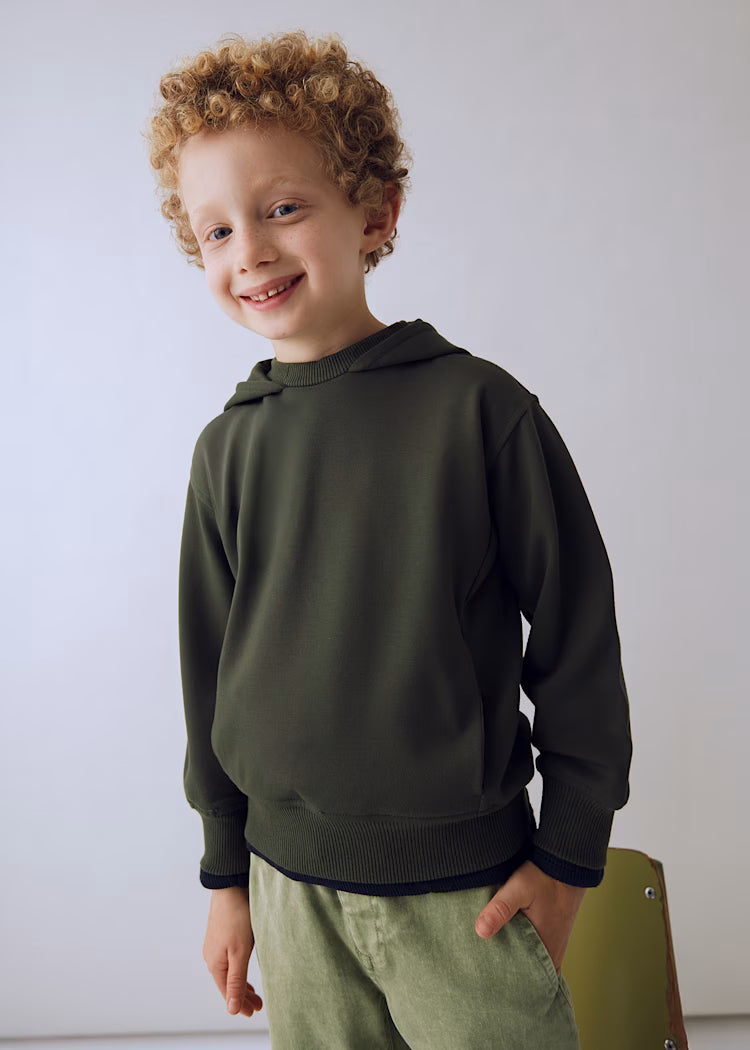 Mayoral - Hooded Pullover - Olive
