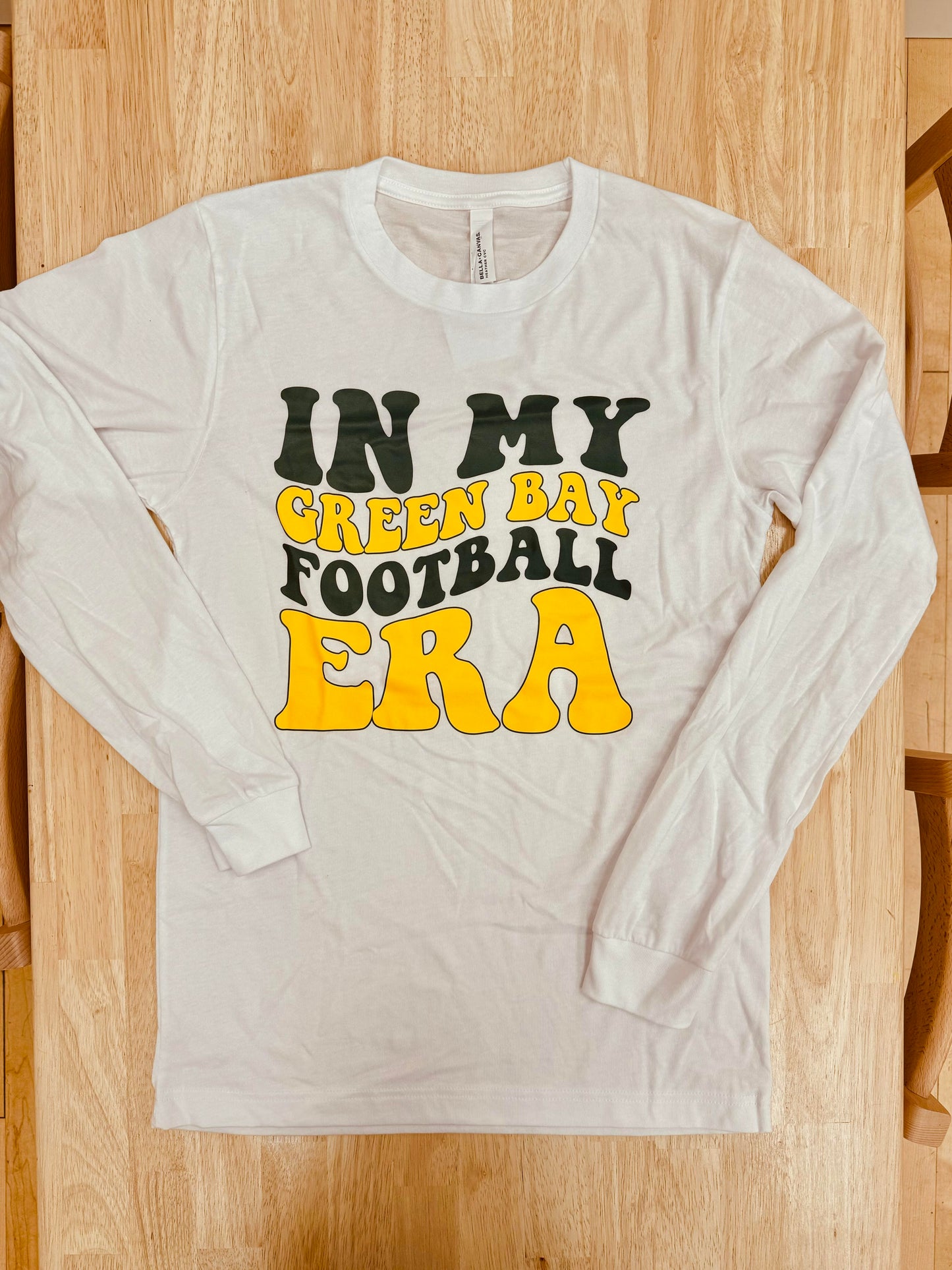 kins + noah co - women's in my green bay football era long sleeve tee