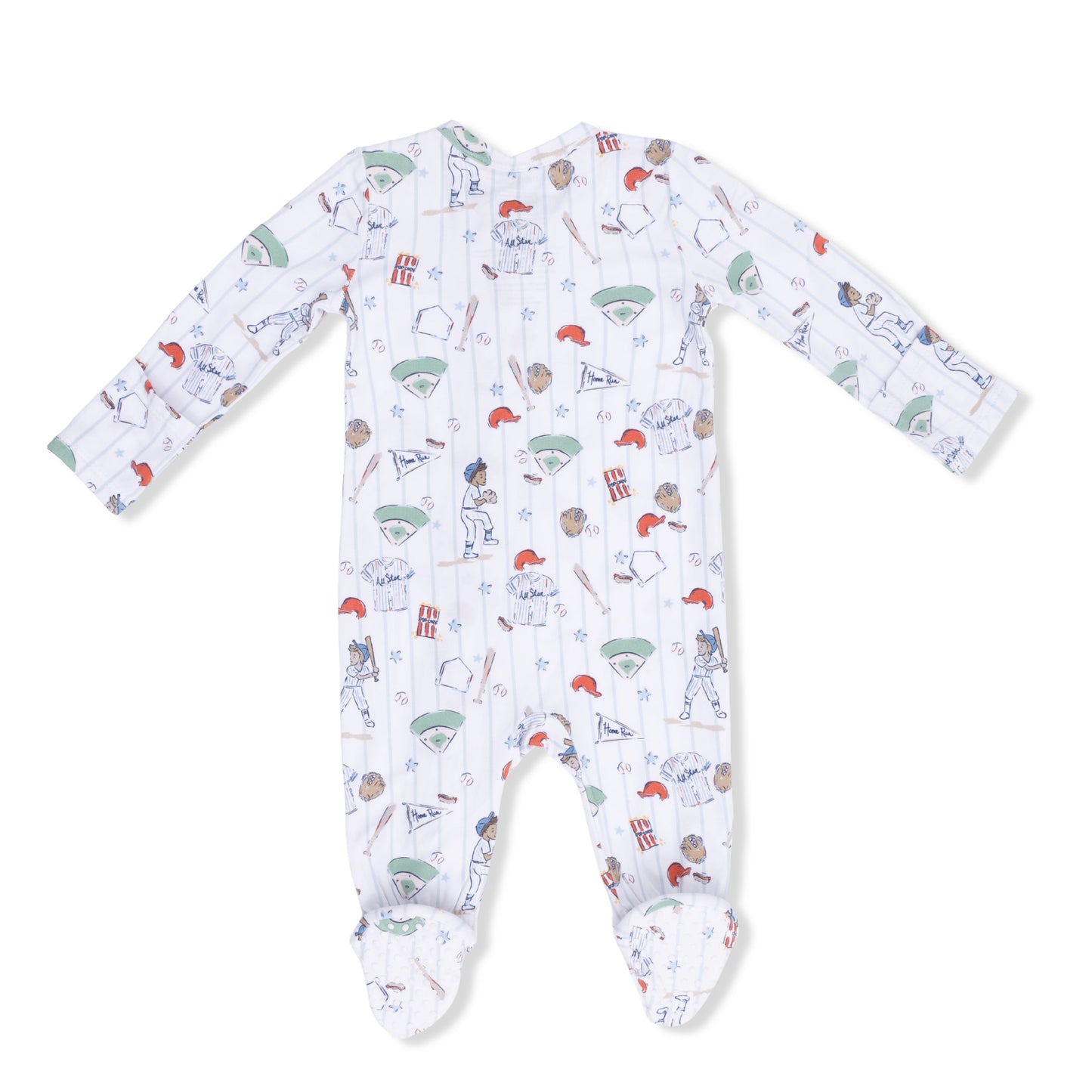 Angel Dear - Home Run Baseball 2 Way Zipper Footie