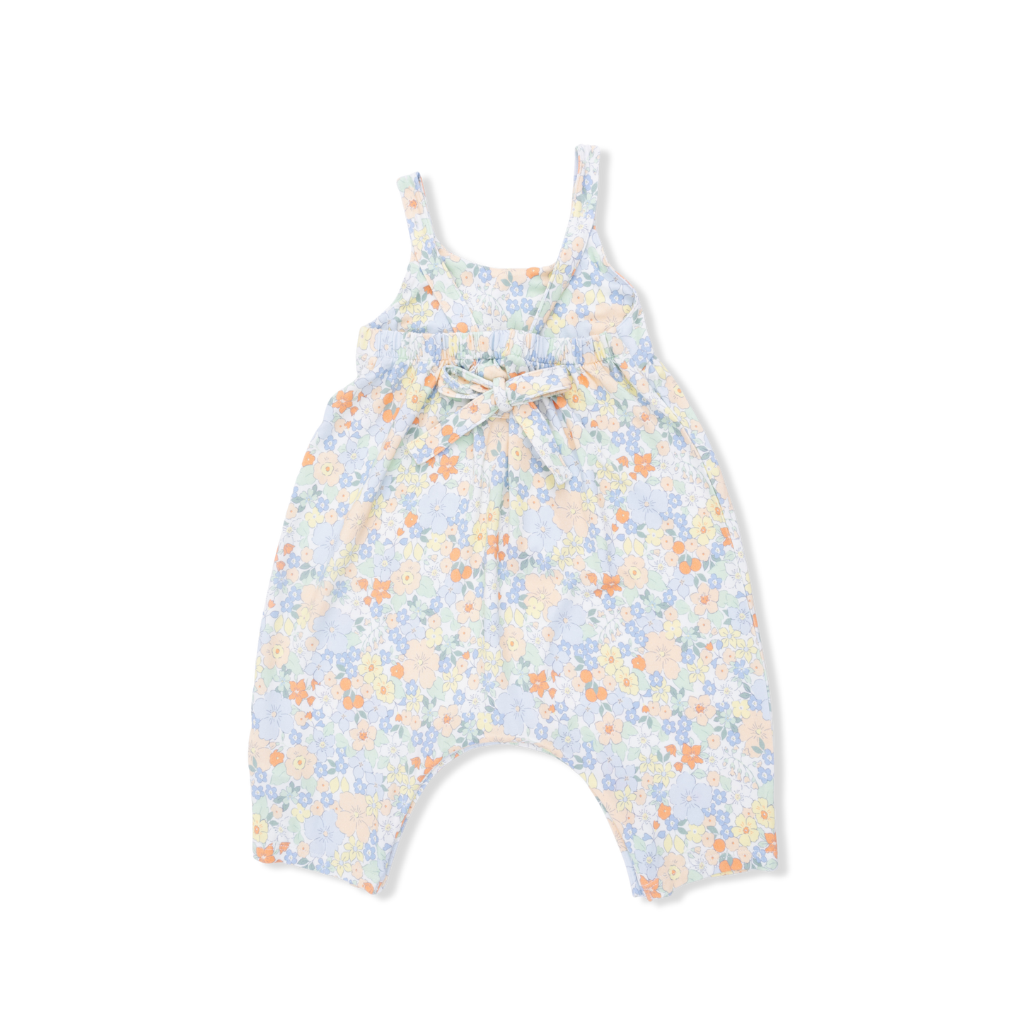 Angel Dear - Georgia Floral Tie Back Romper