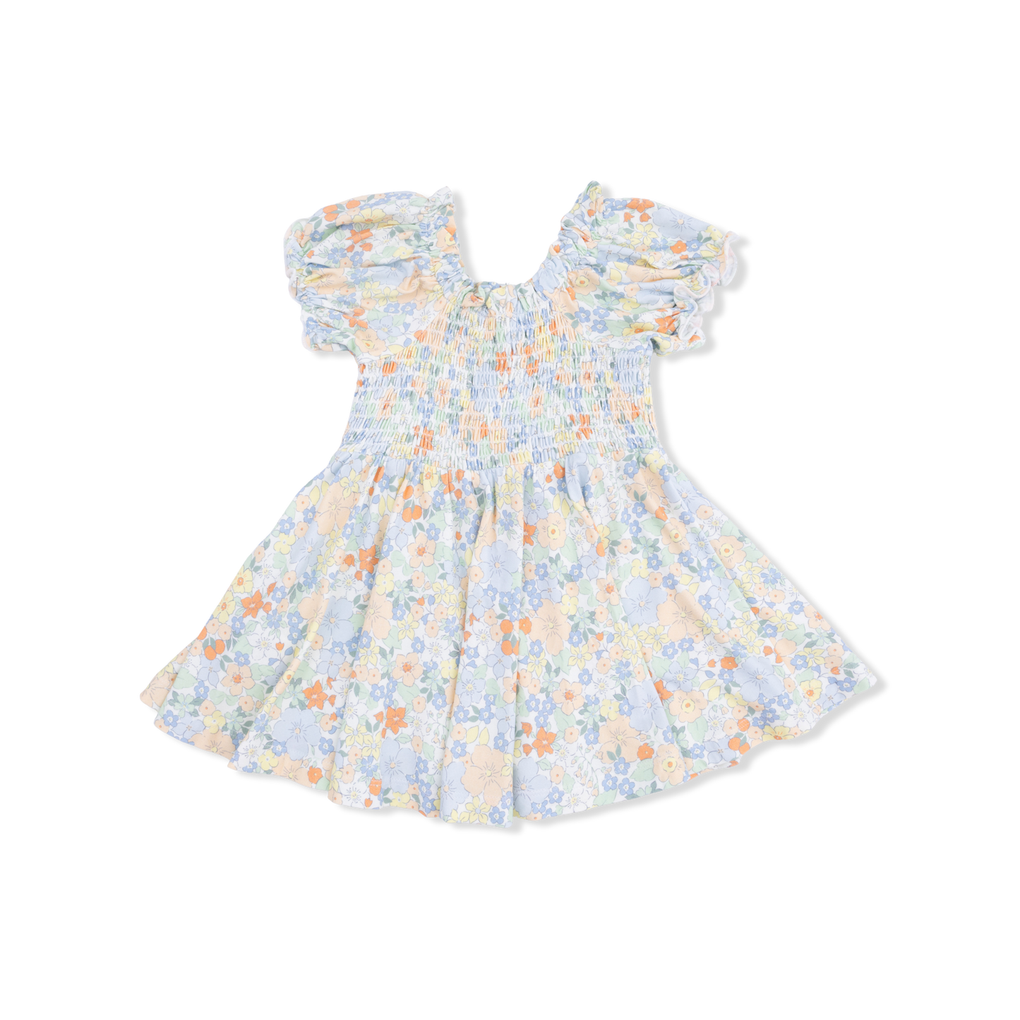 Angel Dear - Georgia Floral Smocked Twirly Dress