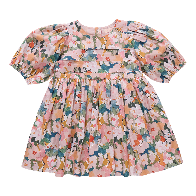 Pink Chicken - Evelyn Dress - Watercolor Floral