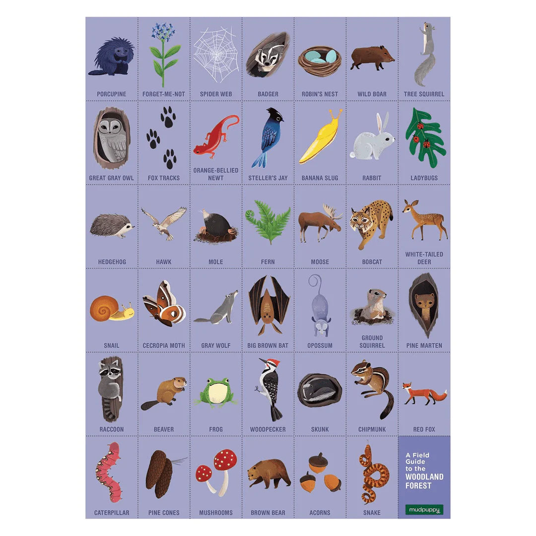 Mudpuppy - Woodland Forest Search and Find Puzzle