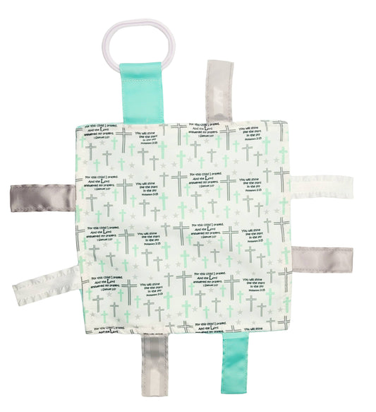 Baby Jack and Company - Prayer Church Baptism Baby Tag Keepsake Square 8"x8"