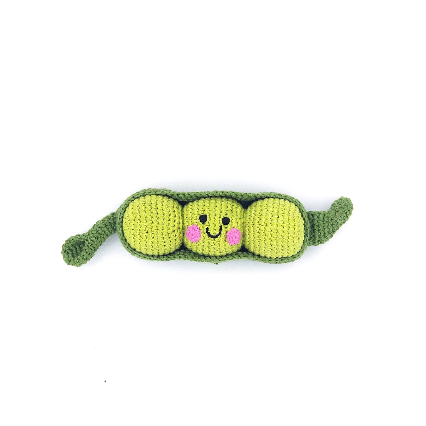 Pebble - Friendly Stuffed Peapod Rattle
