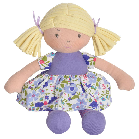 Tikiri Toys LLC - Lil'l Peggy - Blonde Hair With Lilac &  Pink Dress
