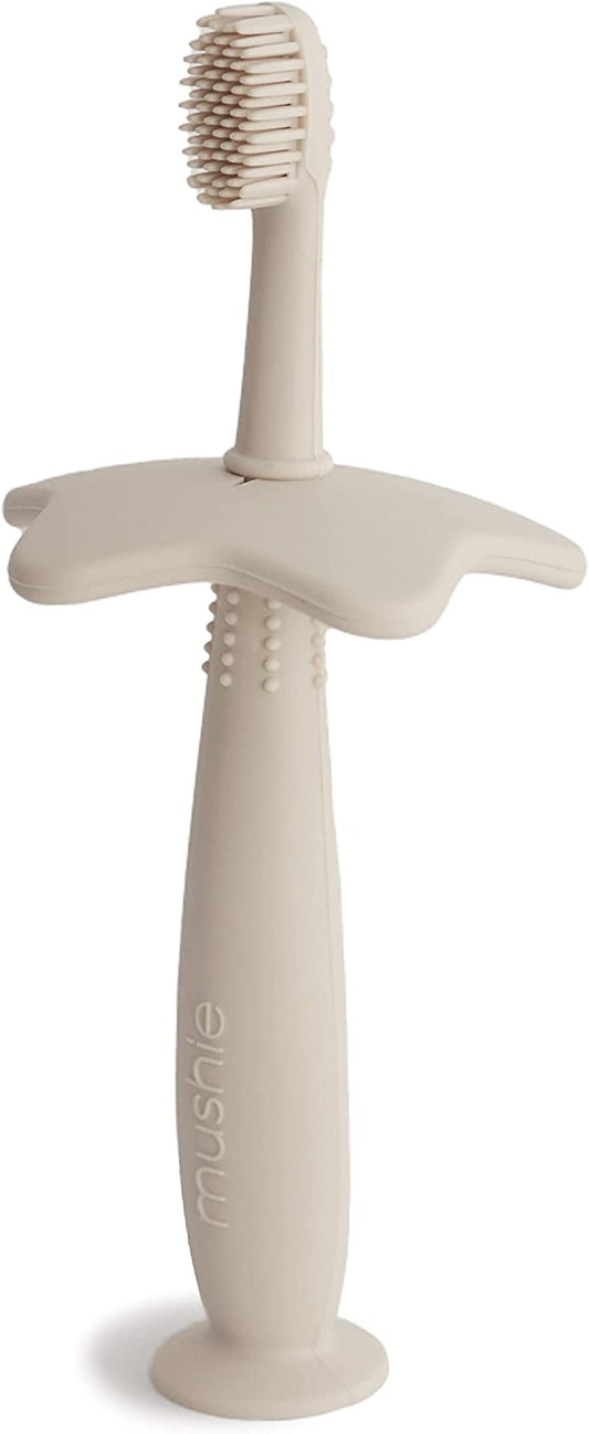 Mushie - Star Training Toothbrush (Sand)