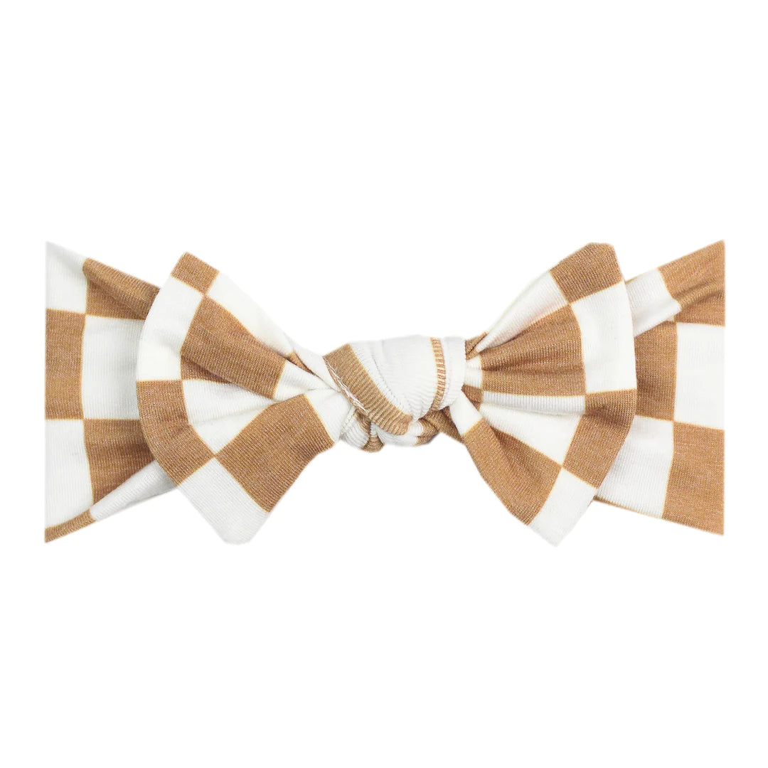 Copper Pearl - Knit Headband Bows (Multiple Styles)