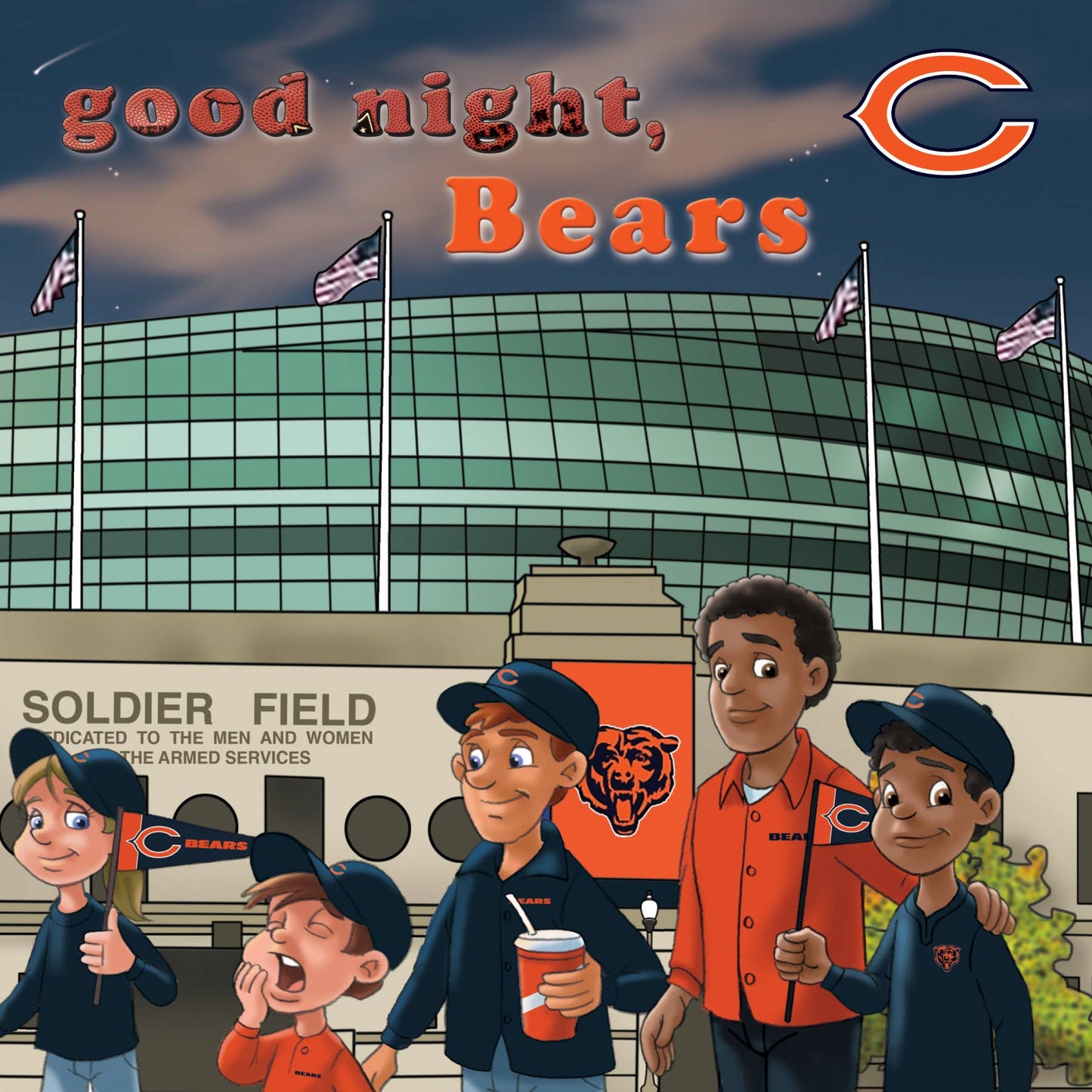 Michaelson Entertainment - Good Night, Chicago Bears Board Book