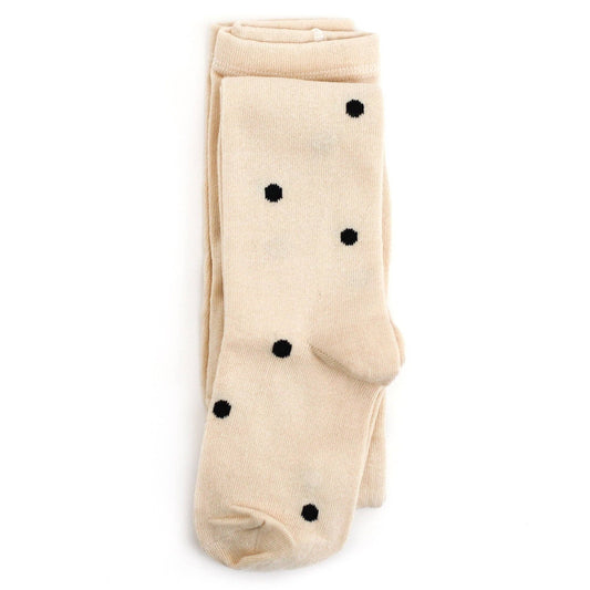 Little Stocking Co. - Vanilla Dot Knit Tights