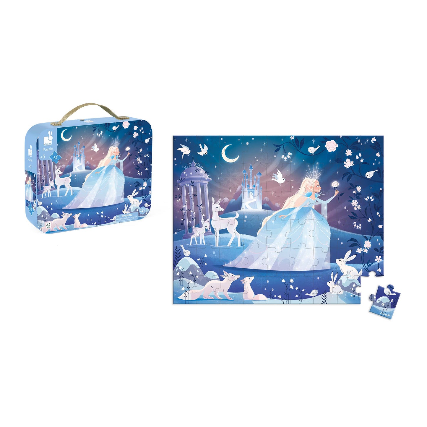 Janod - Puzzle - Icy Enchantment - 54 Pcs