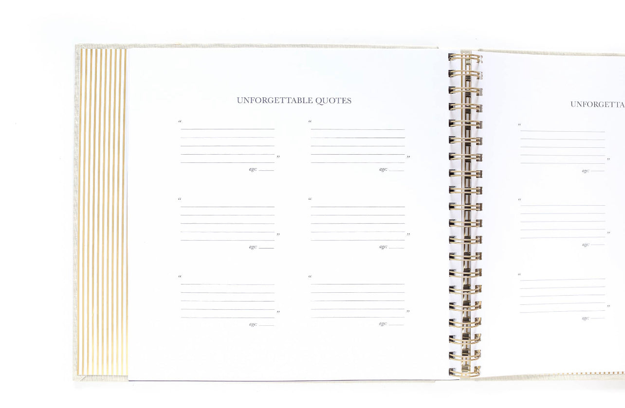 Paper Peony Press - The Baby Memory Book