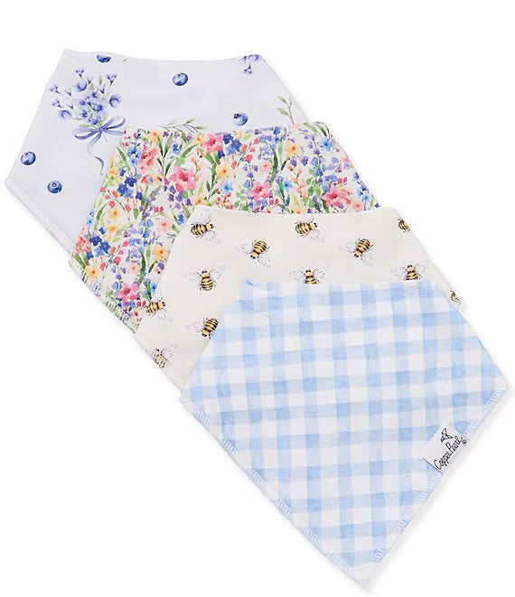 Copper Pearl - Catherine Bandana Bib Set (4-pack)