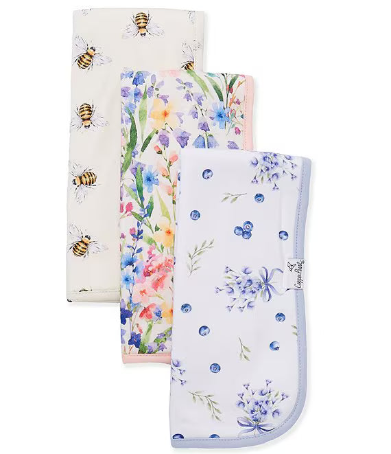 Copper Pearl - Catherine Burp Cloth (3 Pack)