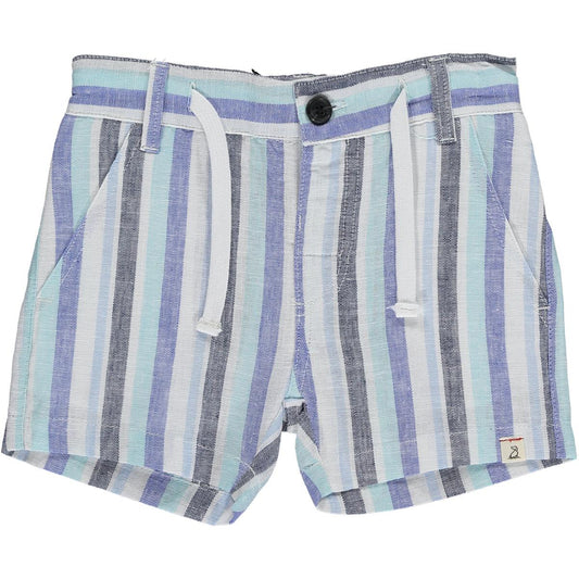 Me + Henry - Crew Blue Striped Shorts