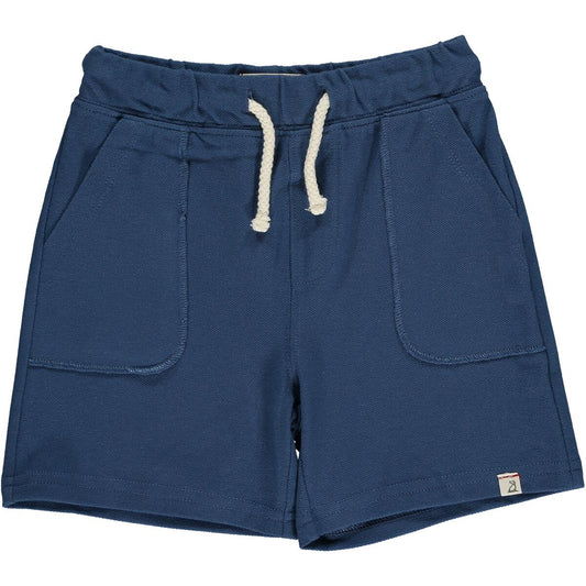 Me + Henry - Timothy Navy Pique Shorts