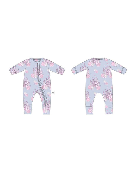 Lev Baby - Samantha Ruffled 'Poppy' Convertible Romper