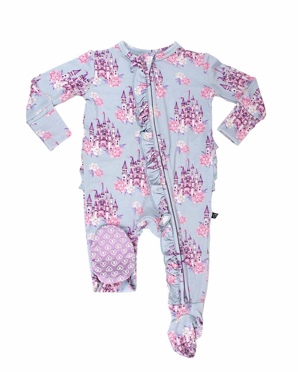 Lev Baby - Samantha Ruffled Zippered Footie