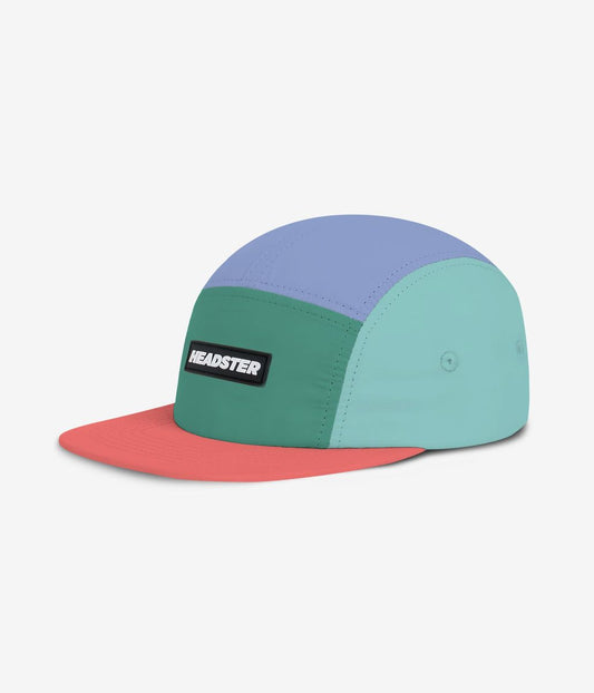 Headster Kids - Runner Nylon Five Panel Hat - Coral Reef