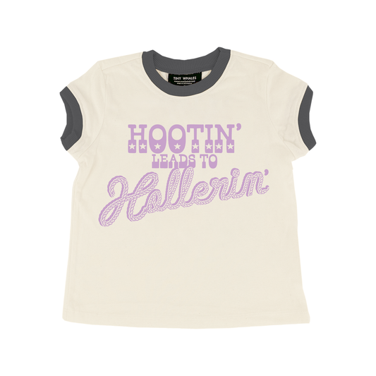 Tiny Whales - Girl Hootin' Tee