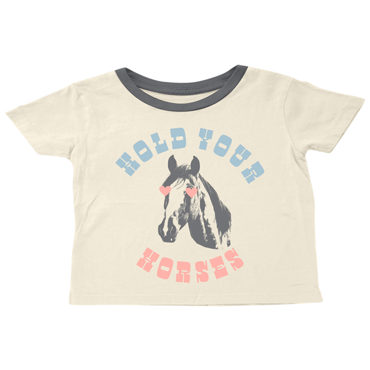 Tiny Whales - Girl Hold Your Horses Tee