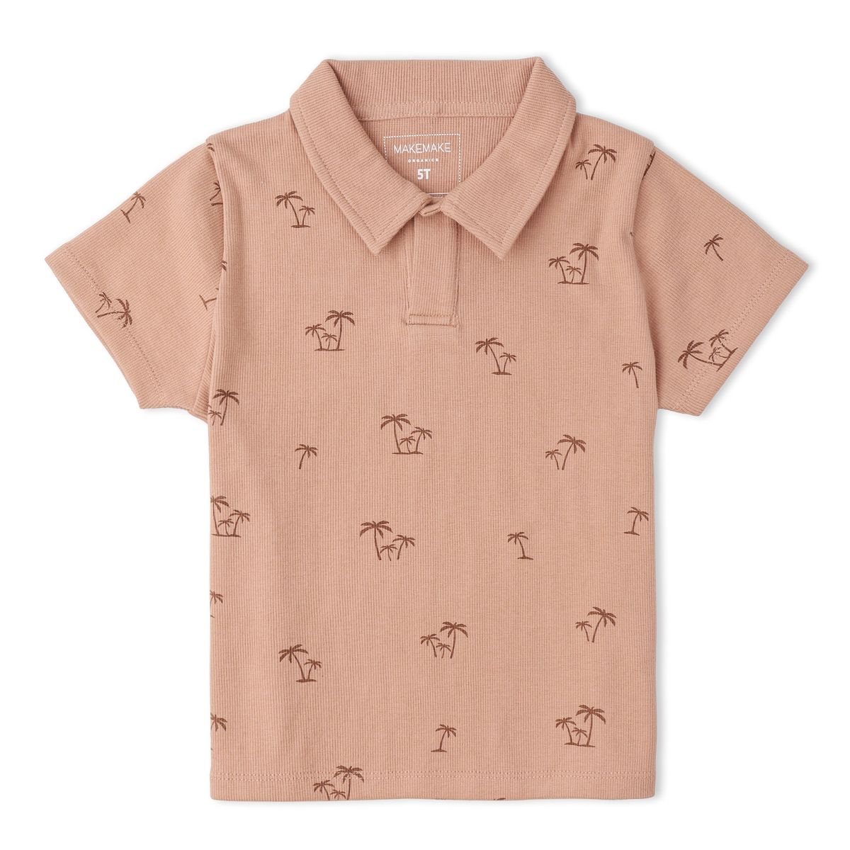 Makemake Organics - Organic Collar Tee & Shorts Set - Island Palm