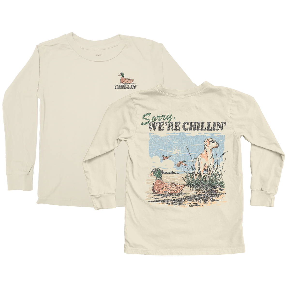 Tiny Whales - Chillin' Long Sleeve Tee
