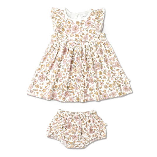 MakeMake Organics - Flutter Dress - Summer Garden