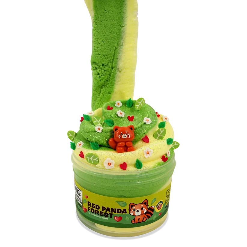PeachyBbies - Red Panda Forest Cloud Dough Slime