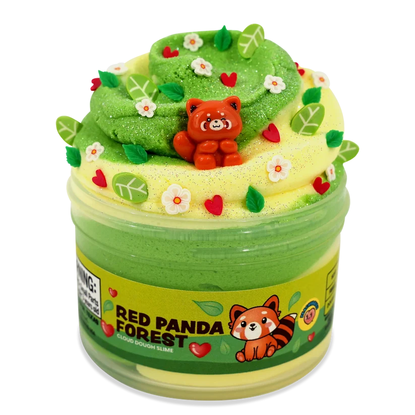 PeachyBbies - Red Panda Forest Cloud Dough Slime