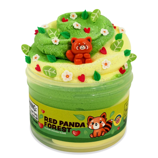 PeachyBbies - Red Panda Forest Cloud Dough Slime