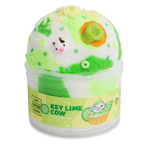 PeachyBbies - Key Lime Cow Cloud Dough Slime