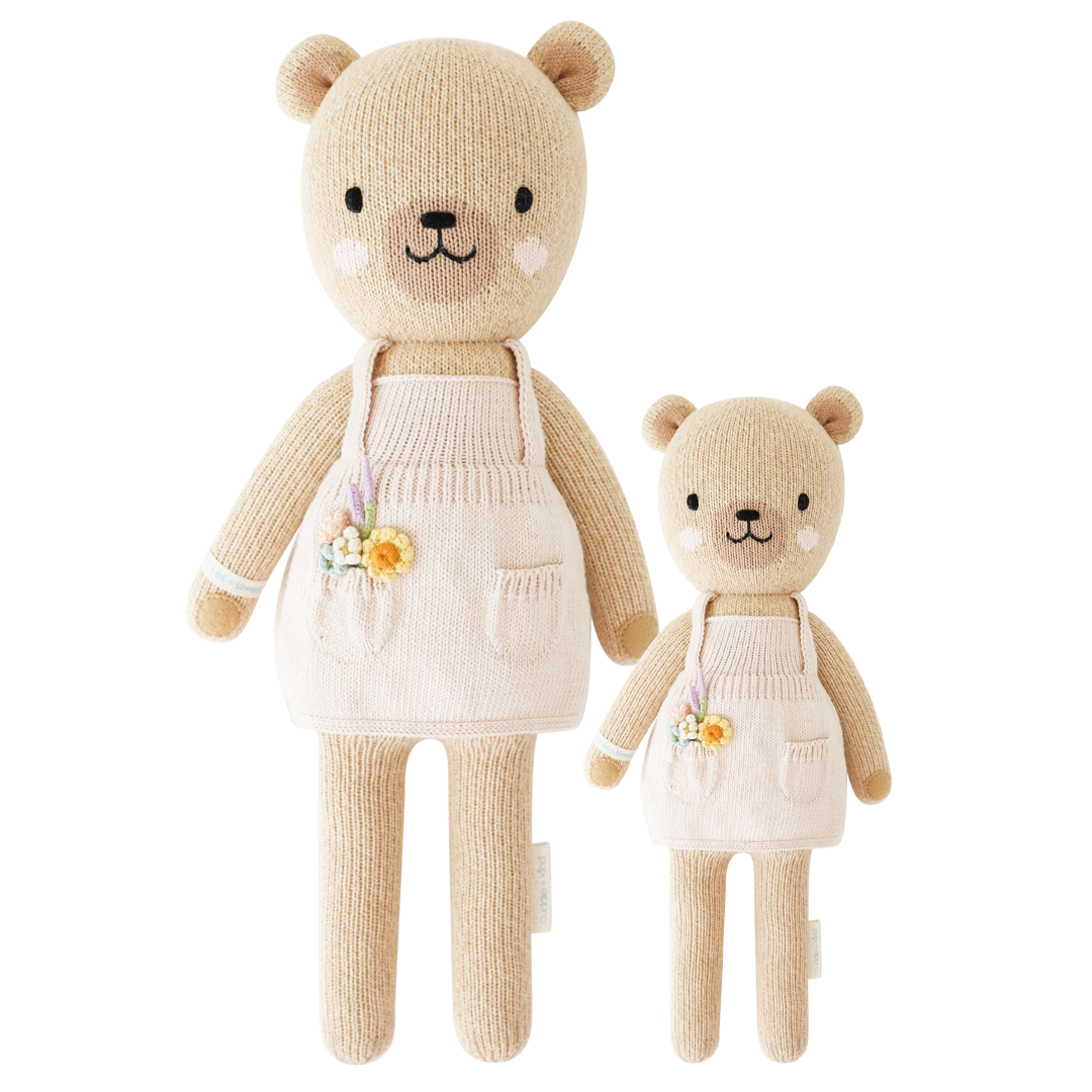 cuddle + kind - Goldie the Honey Bear Handknit Dolls
