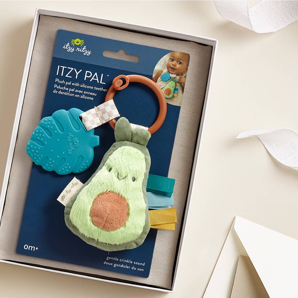 Itzy Ritzy - Itzy Pal™ Plush + Teether: Avocado