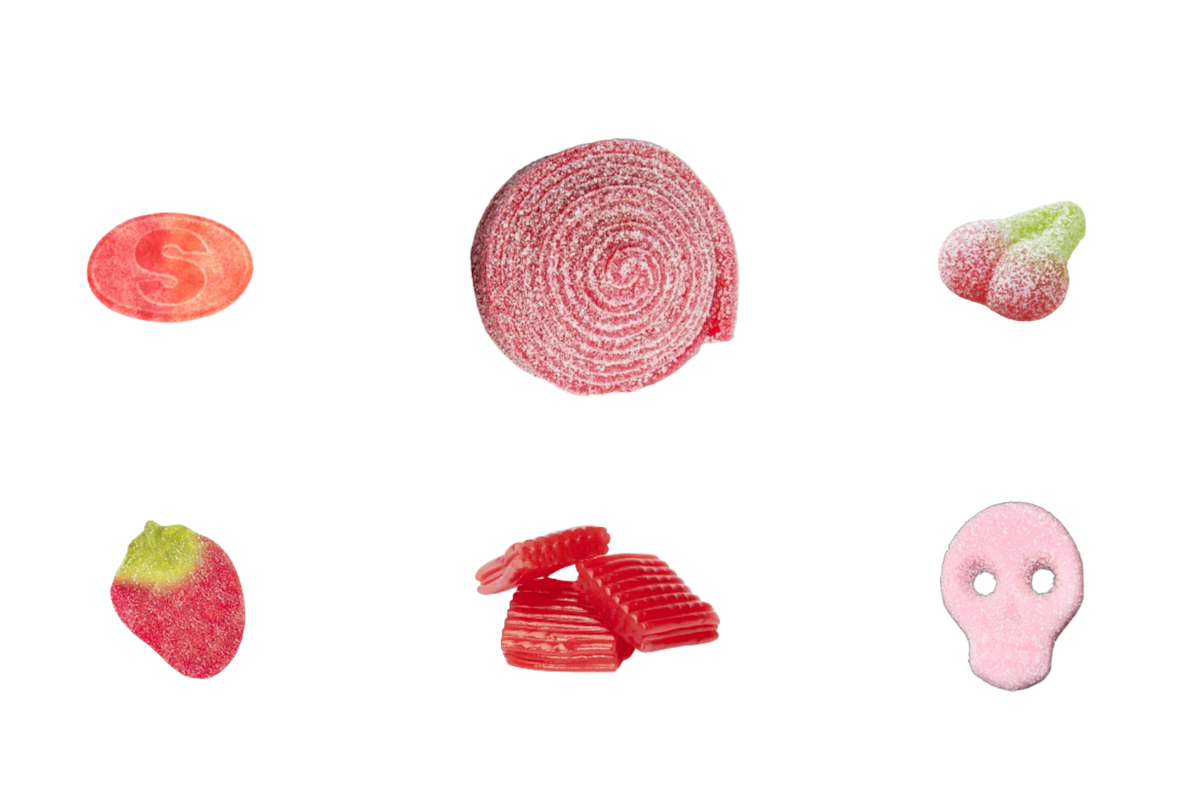 Boca Bear Kids - Strawberry, Cherry & Raspberry Swedish Candy Gummy Mix