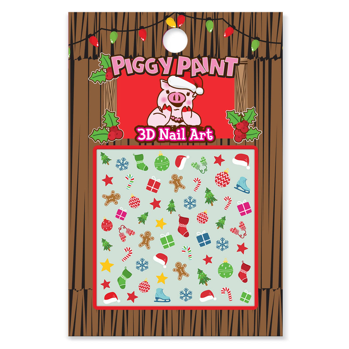 Piggy Paint - Christmas Cutie Nail Art Non-Toxic Kids Nail Polish