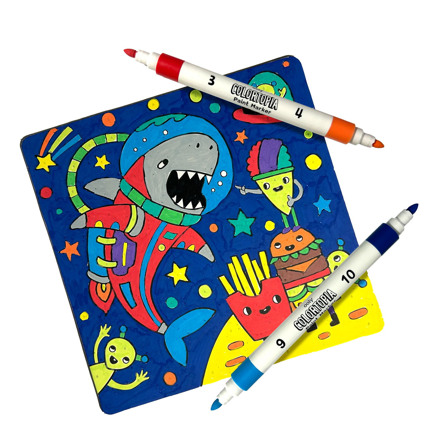 OOLY - Colortopia: Paint Marker By Number Kit - Epic Adventures