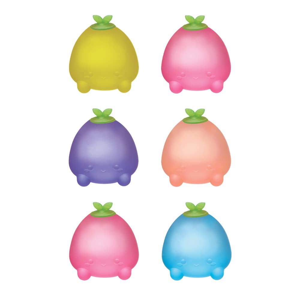 Top Trenz Inc - Super Duper Sugar Squisher - Mini Fruits 2 Pack set | Fidget | Squish (limit 1)