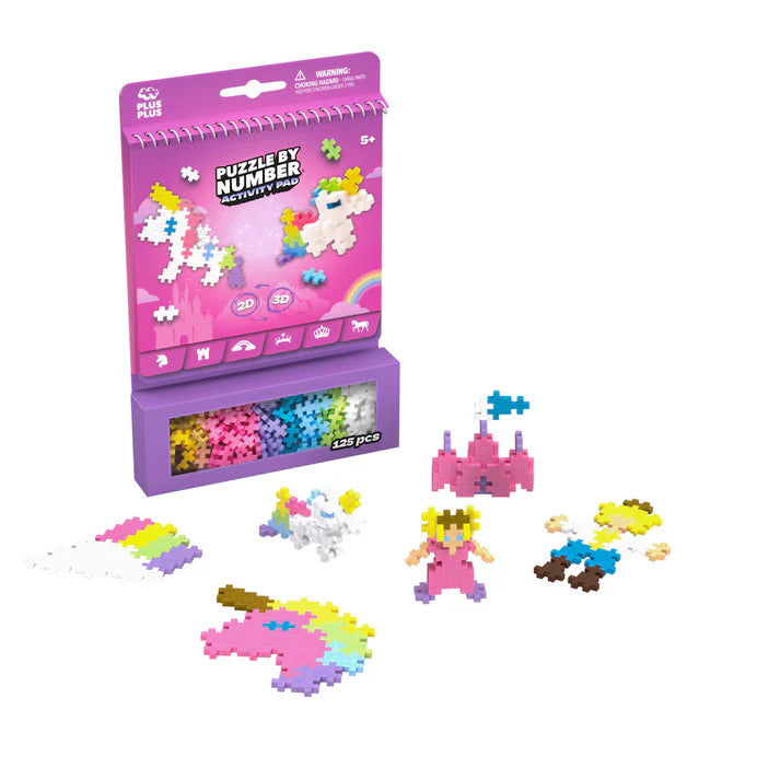 Plus Plus - Puzzle by Number Activity Pad - Fairytale