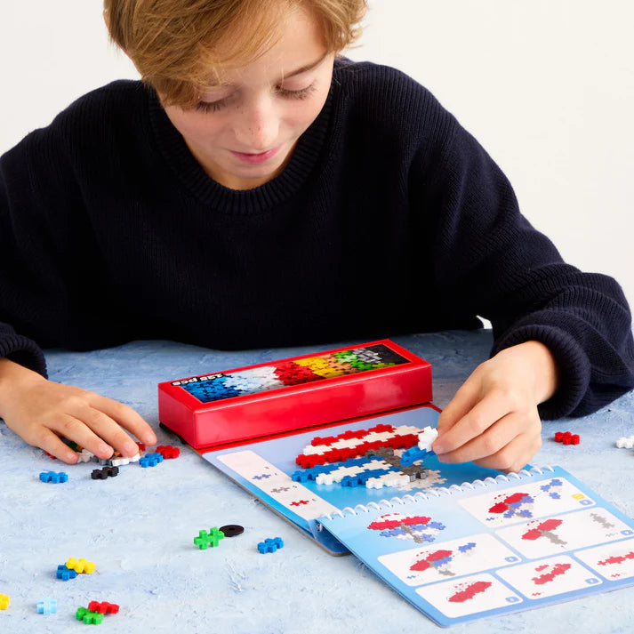Plus Plus - Puzzle by Number Activity Pad - Transportation