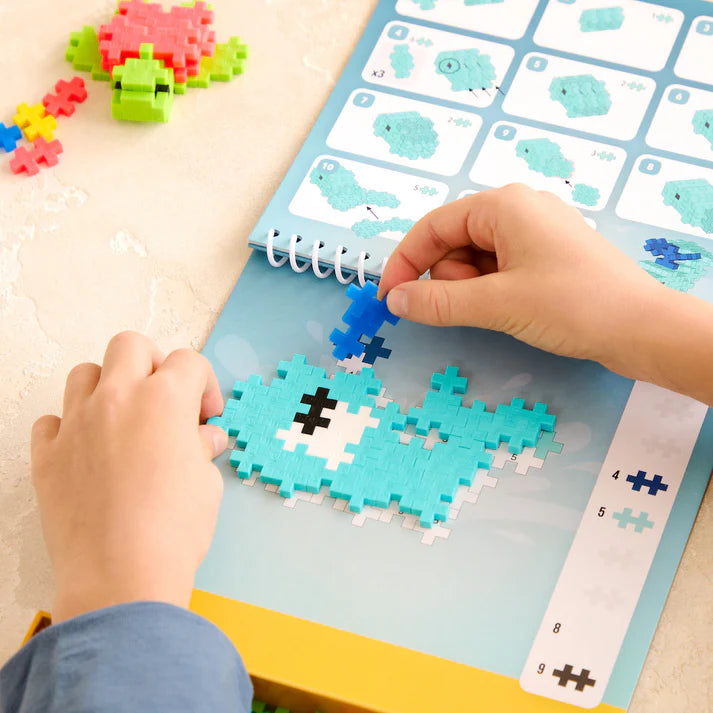 Plus Plus - Puzzle by Number Activity Pad - Ocean