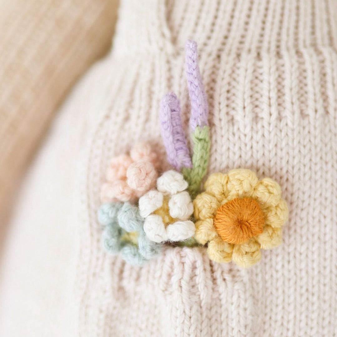 cuddle + kind - Goldie the Honey Bear Handknit Dolls