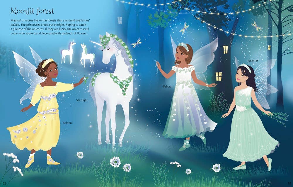 HarperCollins - Sticker Dolly Dressing Fairy Princesses : Usborne