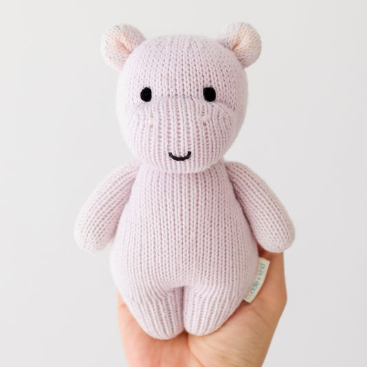 Cuddle + Kind - Lavendar Hippo- Baby Animal Collection