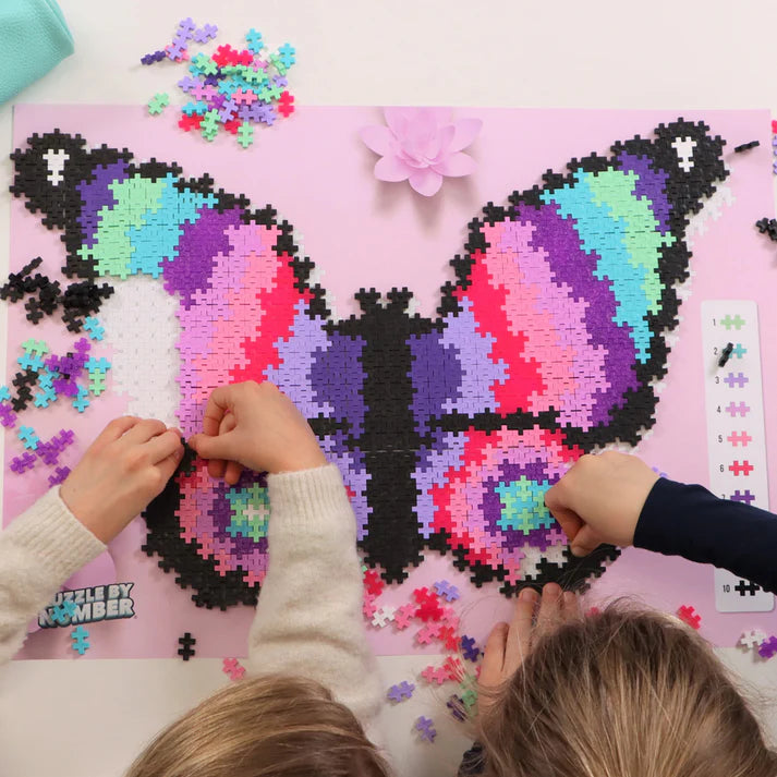 Plus Plus - Puzzle by Number 800 pc Butterfly