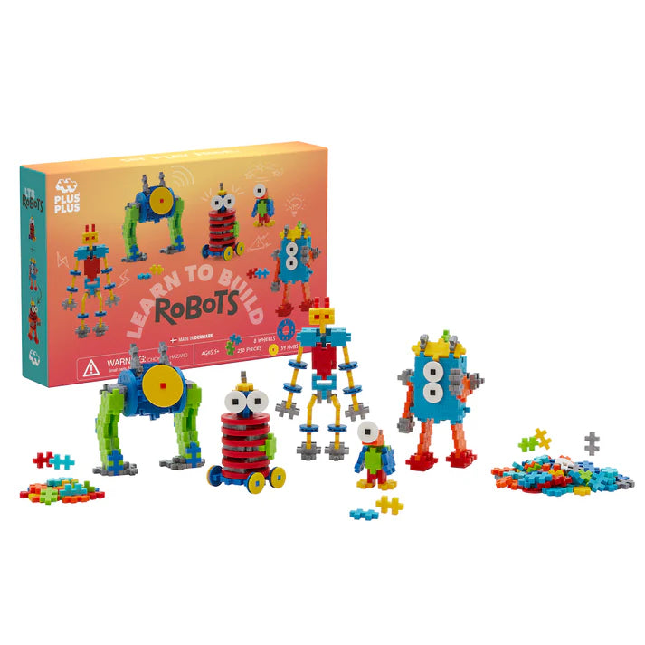 Plus Plus - Learn to Build - Robots 275pc